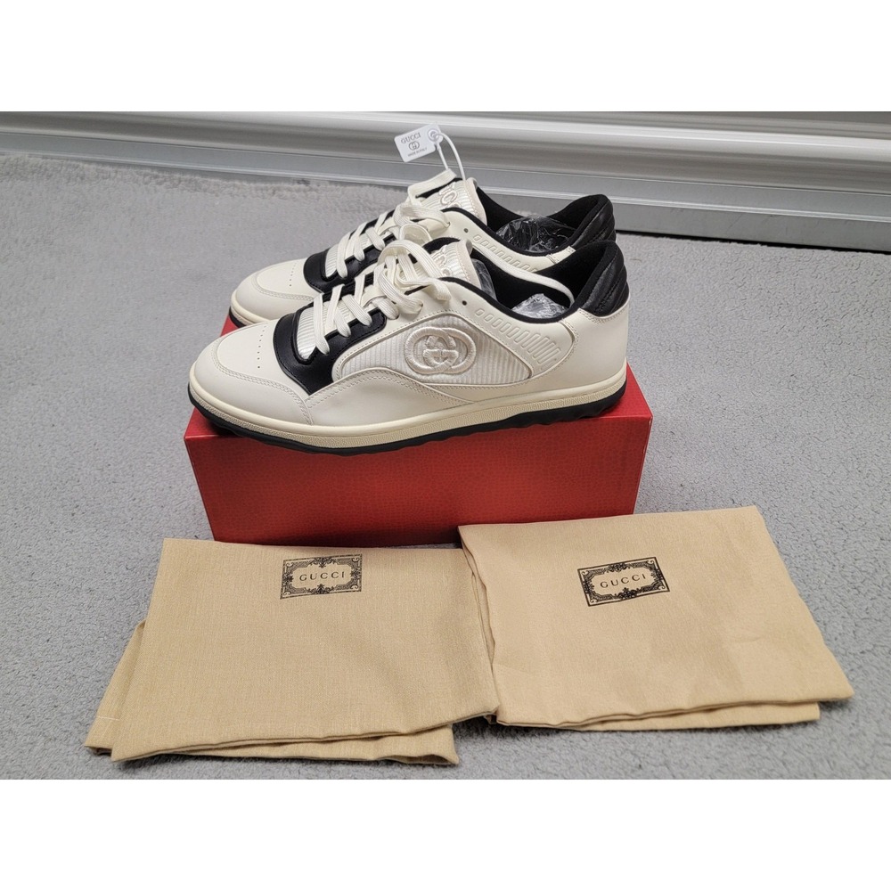 Gucci Black and Cream Sneakers